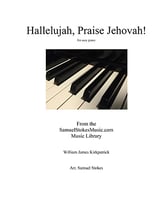 Hallelujah, Praise Jehovah! - for easy piano piano sheet music cover